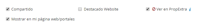 Vincule sus propiedades a su sitio web